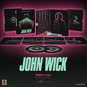 $31.49: John Wick Titans of Cult 4K + Bluray Amazon Exclusive Steelbook [4K UHD,Blu-ray, Digital copy] at Amazon