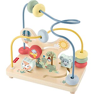 Fisher-Price Wood Toddler Toy Bead Maze (Woodland Animal Theme) $17.67 + Free Shipping w/ Prime or on orders over $35