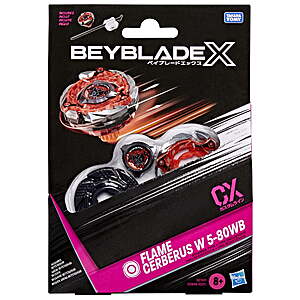 Beyblade X Flame Cerberus W 5-80WB CX Starter Pack Set with Stamina Type Top & Launcher, Birthday Gifts, Ages 8+ $14.99