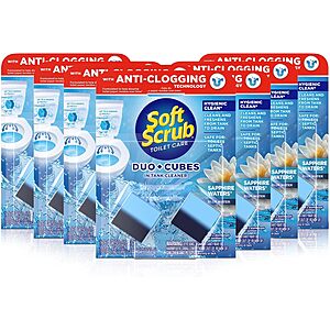 Soft Scrub In-Tank Toilet Cleaner Duo-Cubes, 2 Ct (Pack of 7) $12.92 w/ S&S