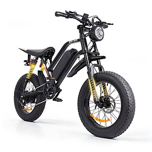 Offroad Velo A05 1500W Peak Off-Road Mountain Ebike 48V 15Ah 31mph 20in x 4in Fat Tire $354 + Free Shipping