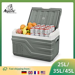 Alpicool NL 25L 35L 45L Portable Car Refrigerator 12V/24V Compressor Freezer from $131 + Free Shipping