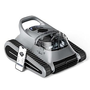 Seaauto Crab Pro Cordless Robotic Pool Cleaner 2000 Sq.ft Inground Space Gray $268 + Free Shipping