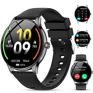 Smart Watches for Men Women, 1.39-inch HD Smartwatch $14.69