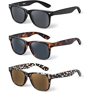 LADEESSE 3 Pack Reading Sunglasses for Women $6.99