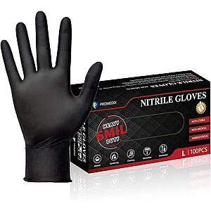 100-Count 6-Mil PROMEDIX P Heavy Duty Nitrile Gloves $9.50 @ Amazon