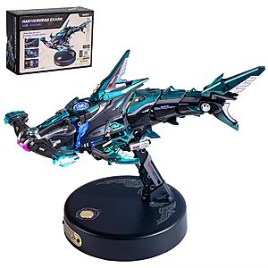 ROKR/Robotime MI07 Hammerhead Shark 3D Puzzle Mechanical Model Moving Shark with LED Lights $48 + Free Shipping $48.1