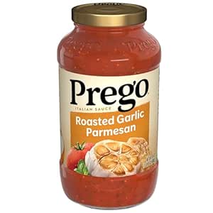 24-Ounce Prego Italian Tomato Pasta Sauce w/ Roasted Garlic & Parmesan Cheese $1.84 w/ S&S + Free Shipping w/ Prime or on $35+