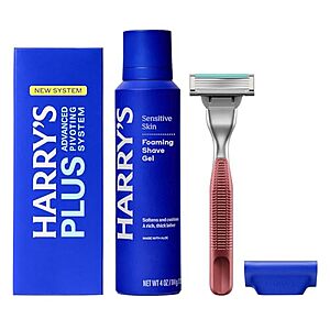 [SnS, AC] $5.58 | Harry's Plus Trial Shaving Kit for Men at Amazon