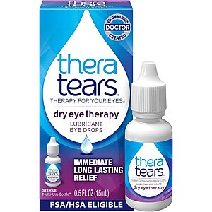 0.5-Oz TheraTears Dry Eye Therapy Lubricant Eye Drops $4.94 w/ S&S + Free Shipping w/ Prime or on $35+