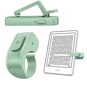 DATAFY Case-Friendly Page Turner Ring for Kindle Paperwhite, Oasis, Kobo & Tablets w/ Storage Bag (various) $4.10 + Free Shipping w/ Prime or on $35+