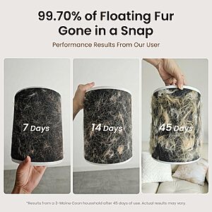 Provirtec Pawtent Pro Pet Air Purifier, 2-Year Filter Life, H13 True HEPA $79.99