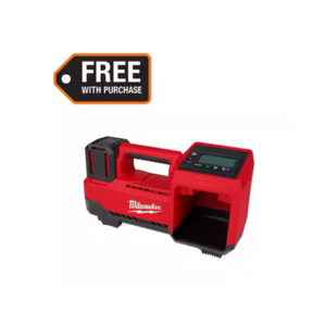 M18 18-Volt Lithium-Ion Cordless Electric Portable Inflator (Tool-Only) $119.48 with M18 18-​Volt Lithium-​Ion High Output Starter Kit with Two 6.​0 Ah Battery and Charger - $179.5