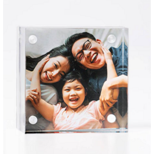 Walgreens Photo: 3-Pack 2x2 Acrylic Photo Block $3.33 + Free Store Pick Up