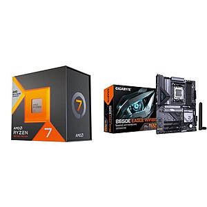 AMD Ryzen 7 7800X3D 8-Core Desktop Processor Combo w/ Gift $475.99 + Free Shipping