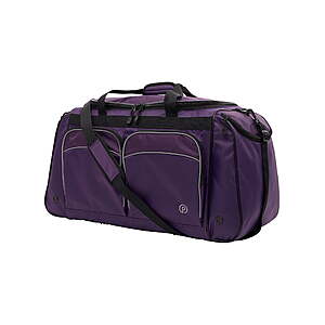 Protege 28" Large Polyester Sport Travel Duffel Bag, Purple $17