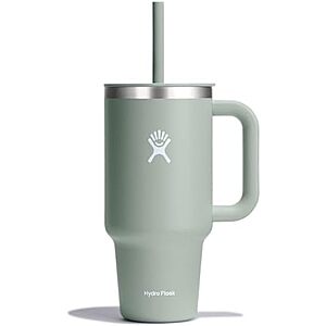 $17.48* | 32-Oz Hydro Flask Travel Tumbler Stainless Steel Insulated Cup (Agave) at Amazon