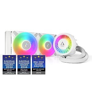 ARCTIC Liquid Freezer III 240 A-RGB AIO CPU Water Cooler (White) $37.99 + Free Shipping