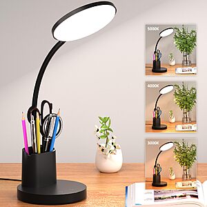 [Prime] 21" Vicsoon 3-in-1 LED Desk Touch Table Lamp w/ Holder $11.27 + Free Shipping