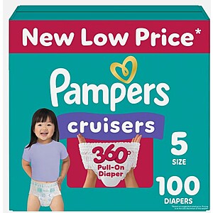 Pampers Cruisers 360 Diapers, Size 3, 168ct - $36.99 + free shipping + AND MORE