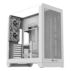 Thermaltake View 390 Air Mid Tower Case w/ 2x 120mm CT Fans: White $100; Black $110 + Free Shipping