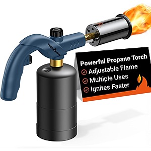 ThermoMaven Powerful Propane Torch (Blue) $19.99 + Free Shipping w/Prime or $35+