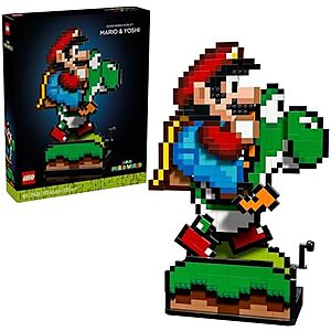 [AC] $103.99* | 1215-Piece LEGO Super Mario World: Mario & Yoshi (71438, 2024) at Amazon