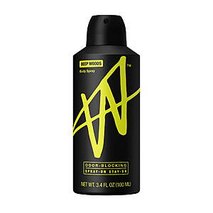 W By Jake Paul Body Spray - Odor Blocking - Long Lasting - Deep Woods - 3.4 fl oz (Sold and shipped by Walmart.com) $6.97