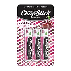 3-Pack 0.15-Ounce ChapStick Classic Lip Balm (Cherry) $2.14 w/ S&S + Free Shipping w/ Prime or on $35+