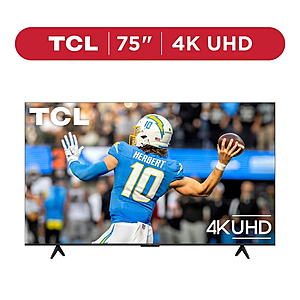TCL 75 Inch Class S5 (75S571G) 4K UHD HDR LED Smart TV with Google TV (NEW 2024) $398 + Free Shipping