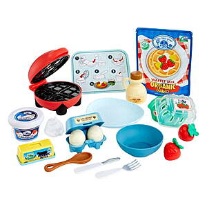 Little Tikes Creative Chefs Waffle Kit w/ Make-It Mix Play Sand & 18 Accessories $10.50 + Free Shipping w/ Walmart+ or on $35+