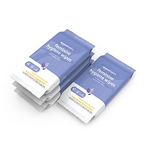 [S&S]Amazon Basics Flushable Feminine Hygiene Wipes, 168 Count (4 Packs of 42) $7.81 + Free S&H w/ Prime or $35+