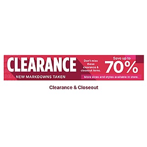 Kohl's Up to 70% Off Clearance