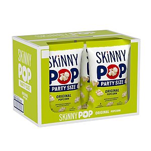 6-Pack 8-Ounce Family Size SkinnyPop Original Popcorn $17.62 w/ S&S + Free Shipping w/ Prime or on $35+