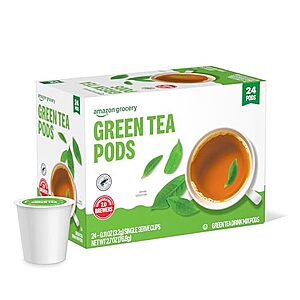 [SnS, AC] $6.81 | 24-Count Amazon Grocery Green Tea Pods at Amazon