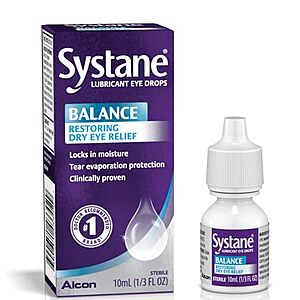 [SnS, AC] $7.61** | 10-ml Systane Balance Lubricant Eye Drops at Amazon