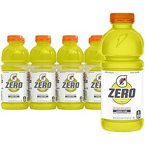 [SnS, AC] $5.64 | 8-Pack 20-Oz Gatorade Zero Sugar Thirst Quencher Sports Drinks (Lemon-Lime) at Amazon (70.5￠ each)