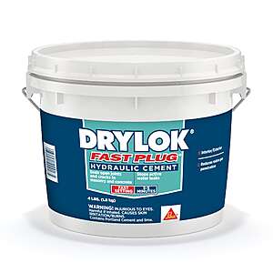 DRYLOK Fast Plug Fast Setting 4 -lb Mortar Concrete Hydraulic cement $3.98 + Free Pickup at Lowe's