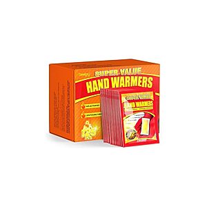 GEELGRY Hand Warmers Disposable 125Pcs, Long-Lasting Up to 12 Hours for Warm Body, Safe Portable Hand Warmers $13.99 + Free Shipping w/ Prime or $6 Fee per Order
