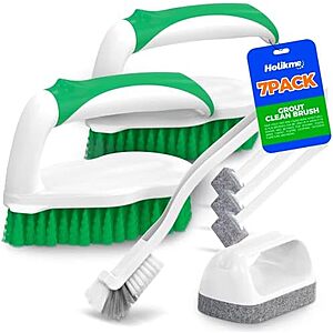 $7.55** | 7-Pack Holikme Deep Cleaning Brush Set (Green) at Amazon