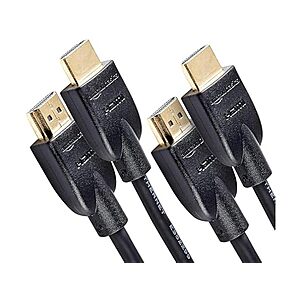 2 Pack 3ft Amazon Basics HDMI Cable 4K@60Hz $3.99 + Free S&H w/ Prime at Woot!