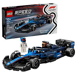 LEGO Speed Champions Williams Racing FW46 F1 Race Car Toy(263 pcs, 77249) $21.59 + Free S&H w/ Prime or $35+