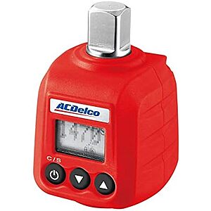 $46* | ACDelco 1/2” Heavy Duty Digital Torque Adapter (14.8 to 147.6 ft-lbs) at Amazon