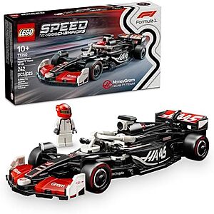$21.59* | 242-Piece LEGO Speed Champions: Formula 1 - MoneyGram Haas F1 Team VF-24 (77250, 2025) at Amazon