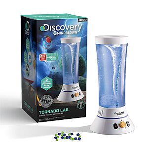$7.49: Discovery™ Tornado Lab STEM Experiment Kit – 5-Speed Cyclone Science at Amazon