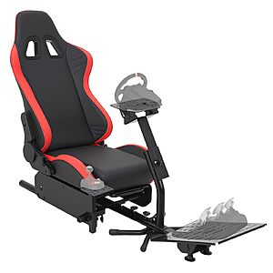 Garvee Racing Wheel Stand,Foldable Racing Simulator Cockpit for g923/g920/g29, Steering Wheel Stand & Foot Pedal Angle Adjustable $179.99
