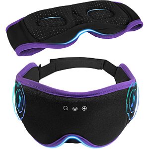 [Prime] LC-dolida 3D Bluetooth 5.4 Sleep Mask w/ Headphones (Various) $10.50 + Free Shipping