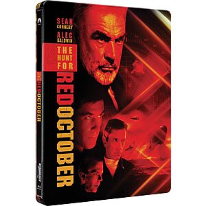 The Hunt For Red October (Limited Edition Steelbook Reprint) [4K UHD + BD + Digital] $27.78 Amazon.com