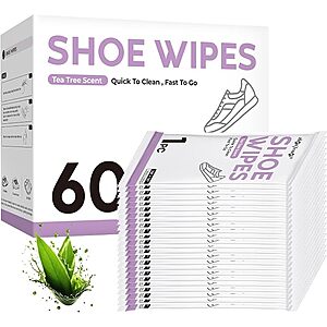 60-Count ZHENYEMEI Sneaker Cleaner Wipes $7.97 + Free Shipping w/ Prime or on $35+