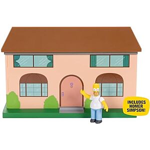 $7.99** | JAKKS Pacific Disney The Simpsons: Living Room Diorama Playset w/ Homer Figure at Amazon